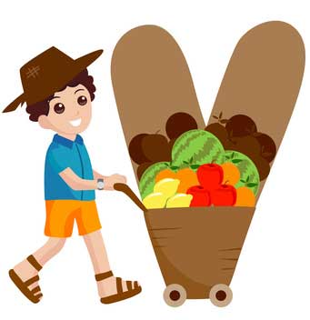 Fruit and vegetables for kids: fruit rhymes