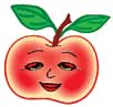 Healing apple and healthy food for kids